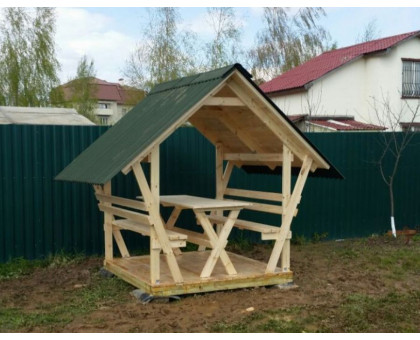 Беседка для дачи "Залавочка" в Орехово-Зуевский городской округ мини