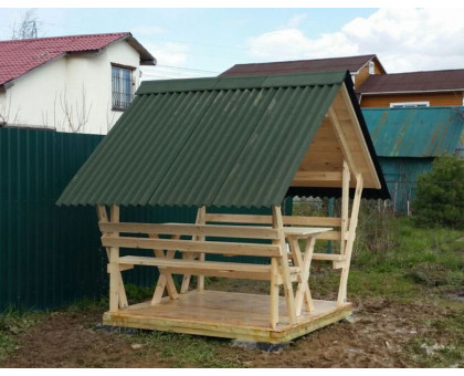 Беседка для дачи "Залавочка" в Орехово-Зуевский городской округ мини
