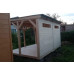 Беседка для дачи "Комфортная" в Орехово-Зуевский городской округ с односкатной крышей