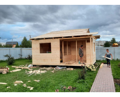 Беседка для дачи "Хозяйка" в Орехово-Зуевский городской округ с хоз блоком